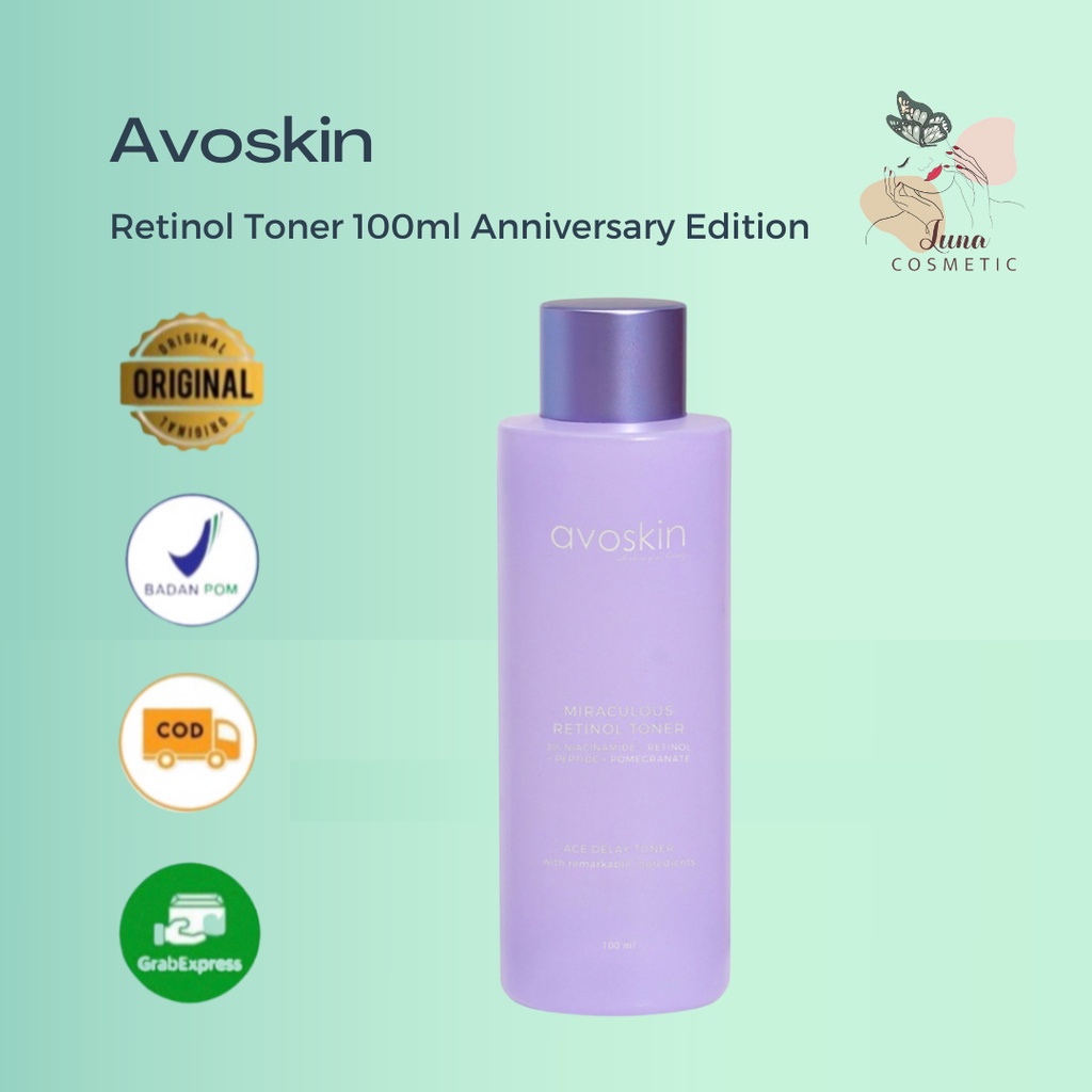 Avoskin Retinol Toner 100ml Anniversary Edition Lilac Edition