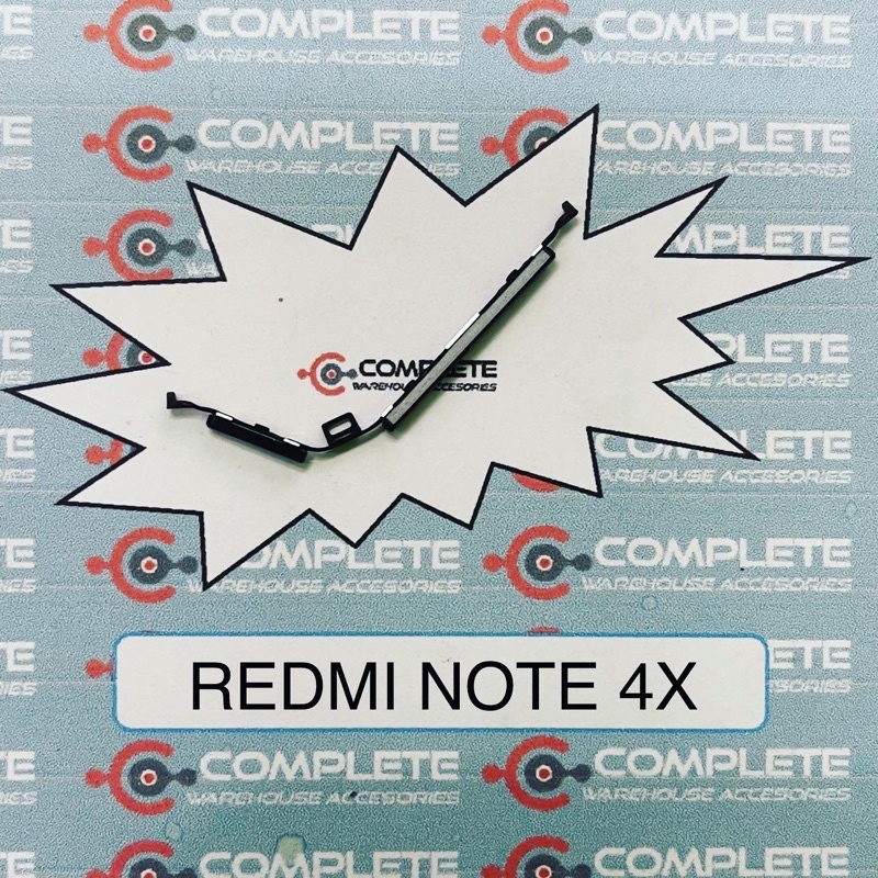TOMBOL ON OFF REDMI NOTE 4X / TOMBOL LUAR ON OFF VOLUME REDMI NOTE 4X