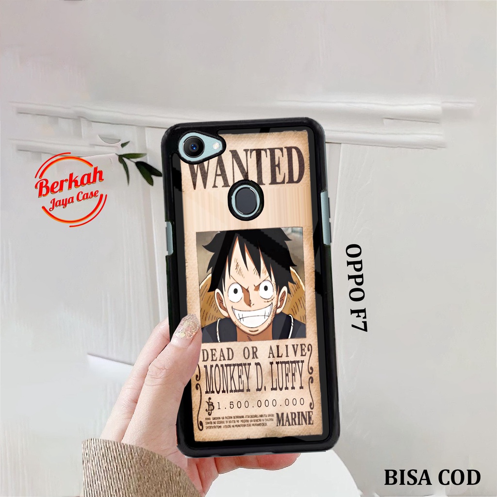 Case OPPO F7 Casing OPPO F7 case OP WANTED Case hp kondom hp case aesthetic case anime case karakter