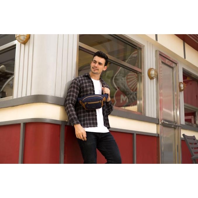 TAS SELEMPANG PRIA WAIST BAG NYLON OSCAR PRIA WAIST BAG DISTRO HEYLOOK