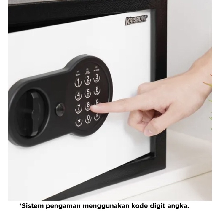 KRISBOW BRANKAS BESI HITAM 25ET/ACE STELL SFE BLK 25ET/ACE KRISBOW SAFETY BOX/BRANKAS ELECTRONIC/ACE BRANKAS BESI