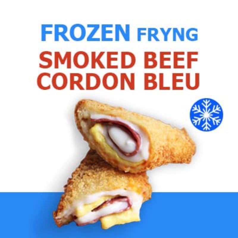 

FROZEN FOOD SANDWICH GORENG 1 pcs SMOKED CORDON BLEU FROZEN FOOD SANDWICH ROTI JAJANAN CEMILAN