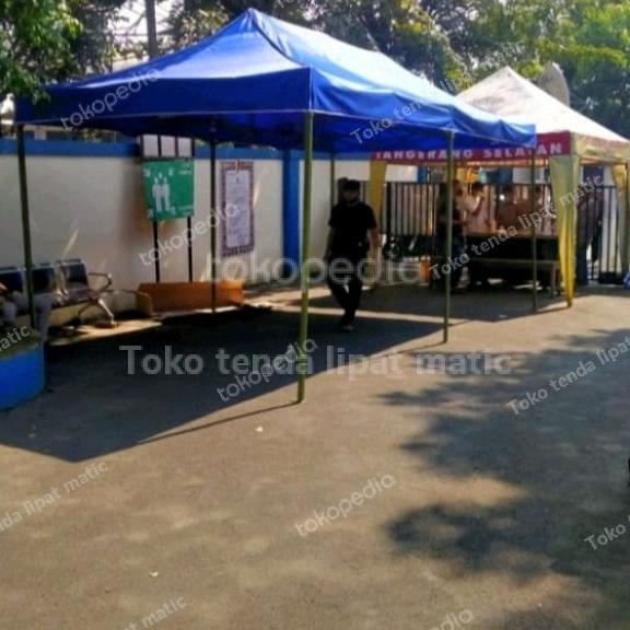 Tenda Lipat 3X6 Super Premium Tebal Besi 1.4Mm