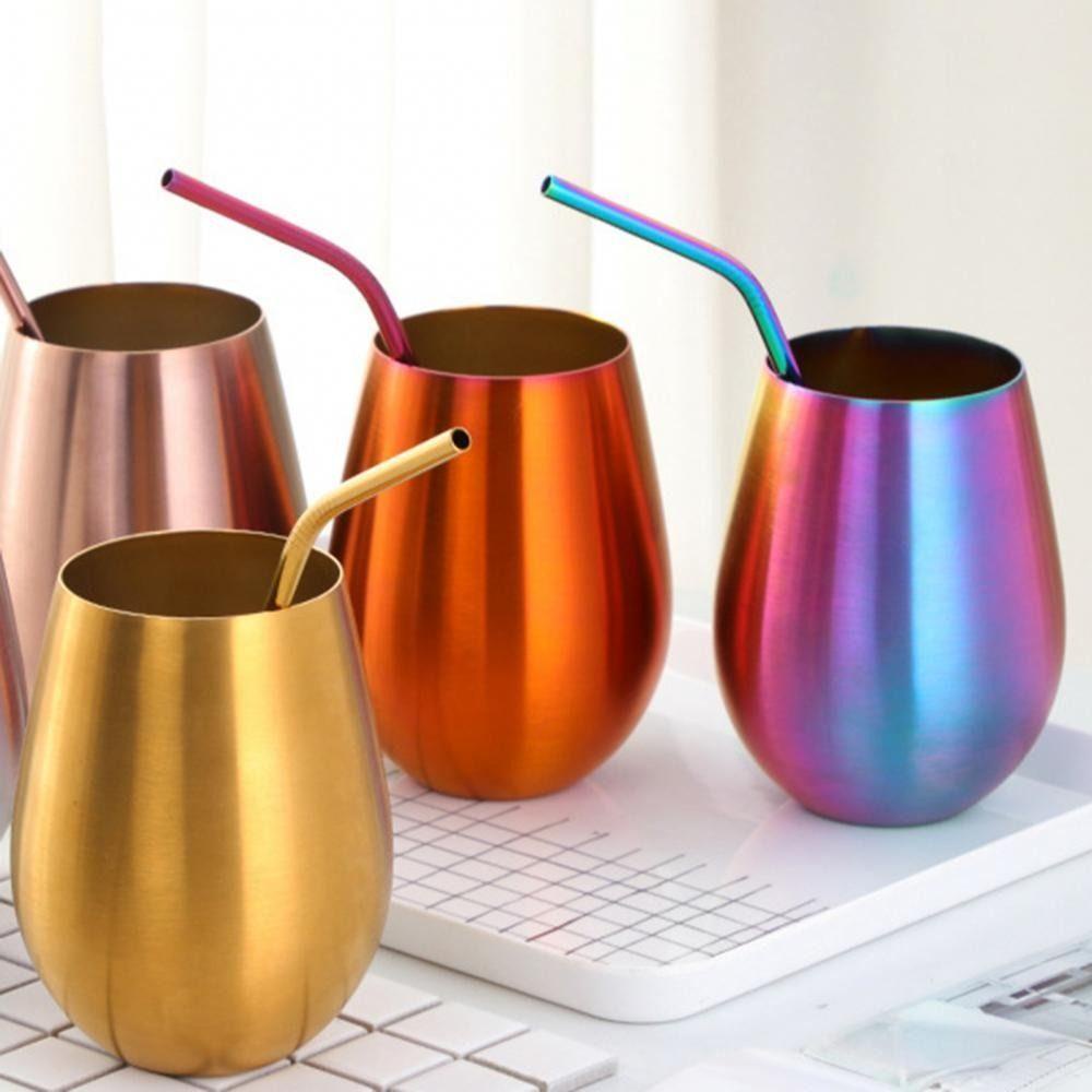 [Elegan] Mug Air Multicolor Minum Susu Perlengkapan Minum Untuk Rumah Bar Beer Wine Tumbler