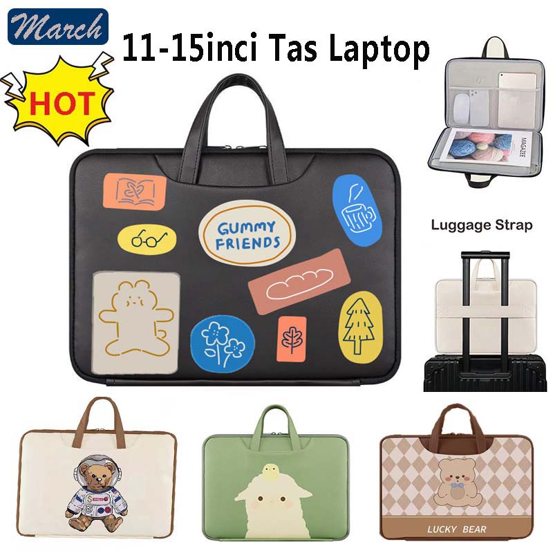 Tas Laptop 14.6inch Waterproof Notebook Bag Sleeve for Macbook Air Xiaomi 13.3 15.6inci Computer Handbag ASUS HP Lenovo Tas Laptop