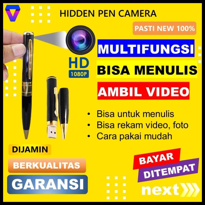 Spy Cam Camera Cctv Mini Kamera Pengintai Kecil Camera Bentuk Pulpen