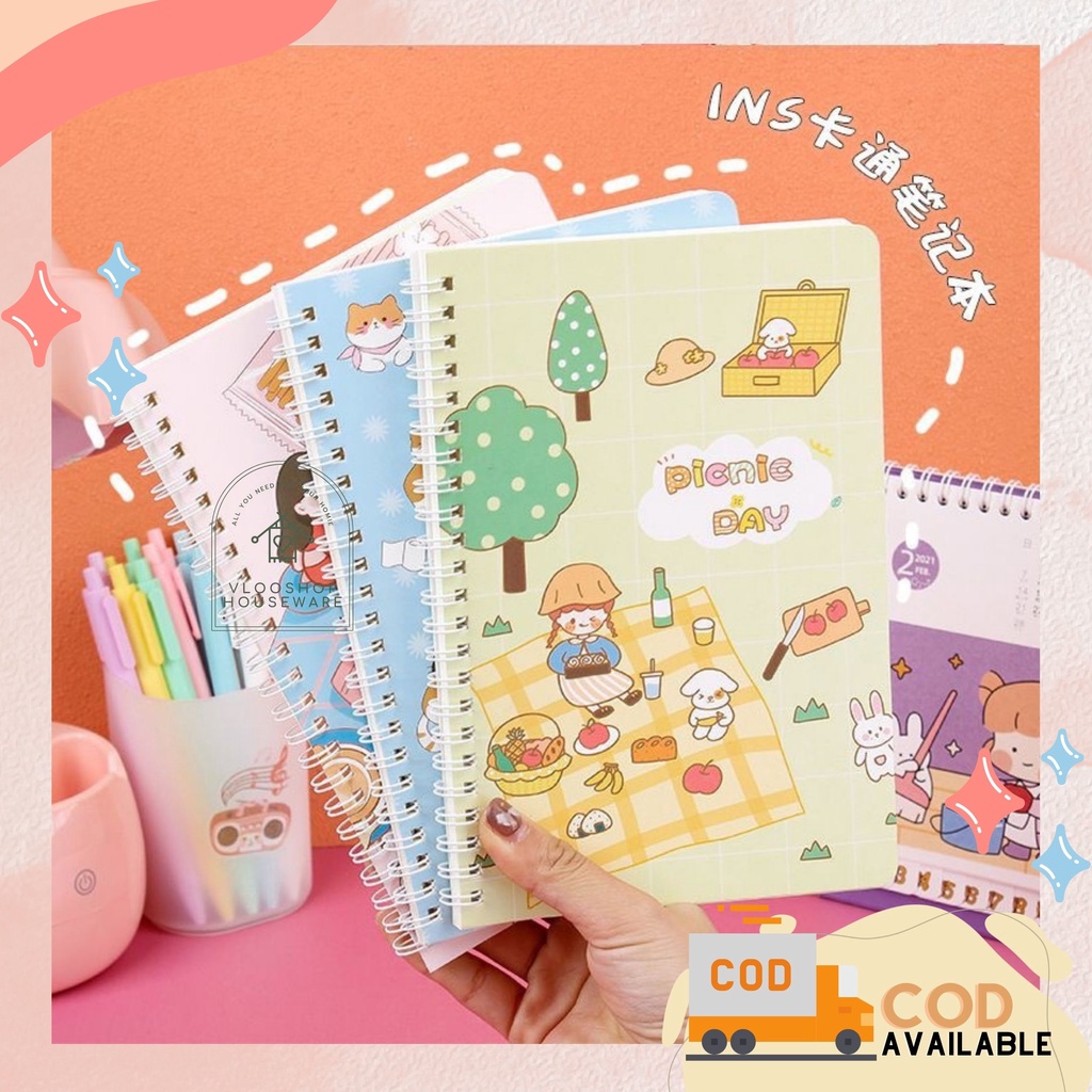 

NOTEBOOK LUCU AESTHETIC A5 | NOTEBOOK KARAKTER | NOTEBOOK KOREA | BUKU CATATAN BUKU TULIS CANTIK