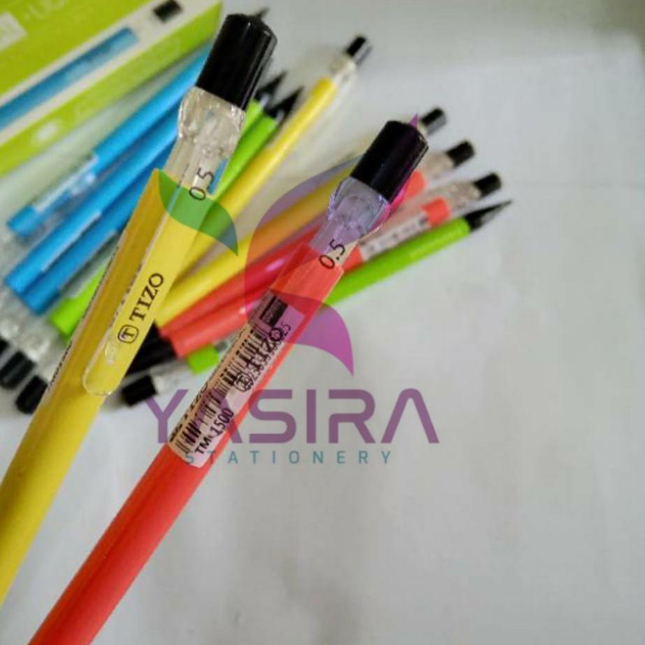 

ㅾ ( 95 Gram ) SELUSIN 12 PCS Pensil Isi Ulang Pensil Mekanik Kecil Tizo TM01500 0.5mm ㅳ