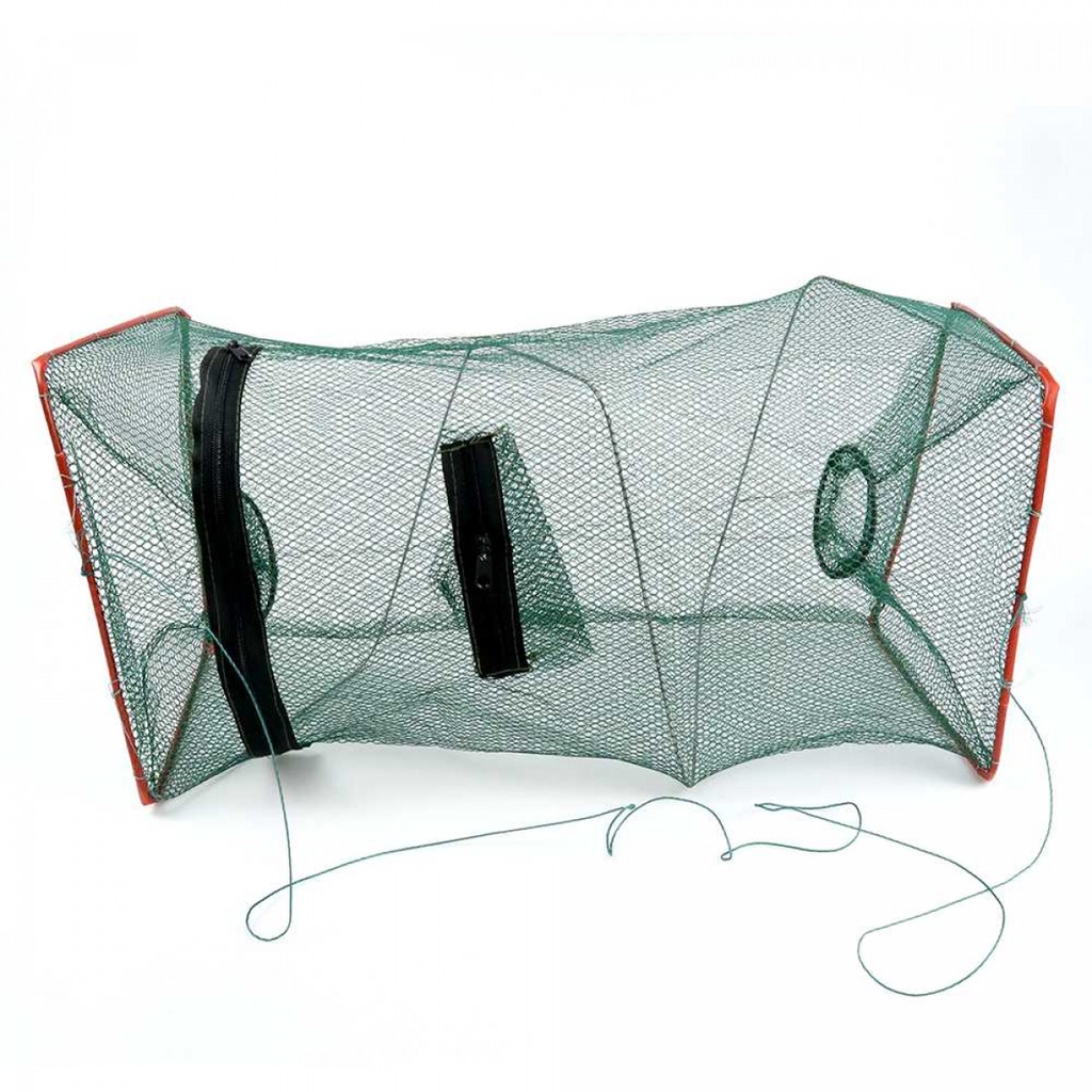 SANGEMAMA Jaring Pancing Ikan Udang Fishing Net Cage Foldable