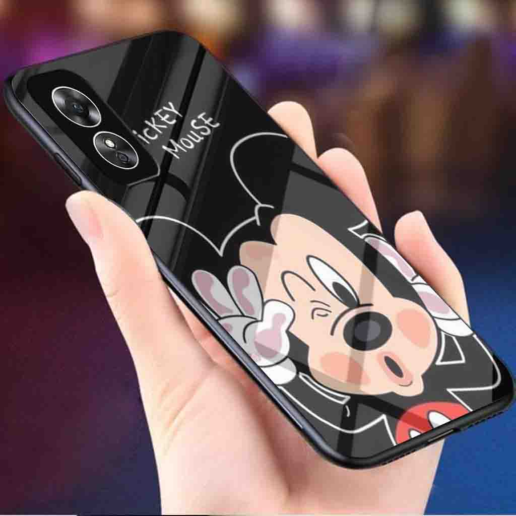 (GC 107) Softcase Kaca Oppo A17 A17K - Kesing Oppo A17 A17K - Case Kaca Kilau Oppo A17 A17K - Case O