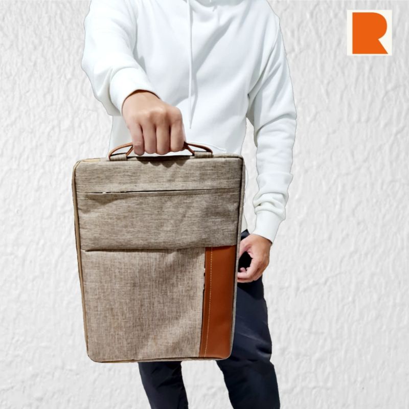 Tas laptop RJ03 / tas selempang / softcase laptop 11 12 13 14 15 inch
