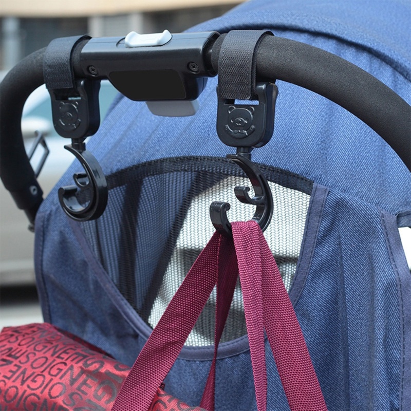 Mary Stroller Hooks Pram Gantungan Klip Organizer Bag Hooks Untuk Tas Belanja Organizer Hooks Multifungsi Pram A