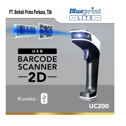 Barcode Qr code Scanner Blueprint lite Wired usb 2D cmos Laser infrared Bp-uc200 uc-200