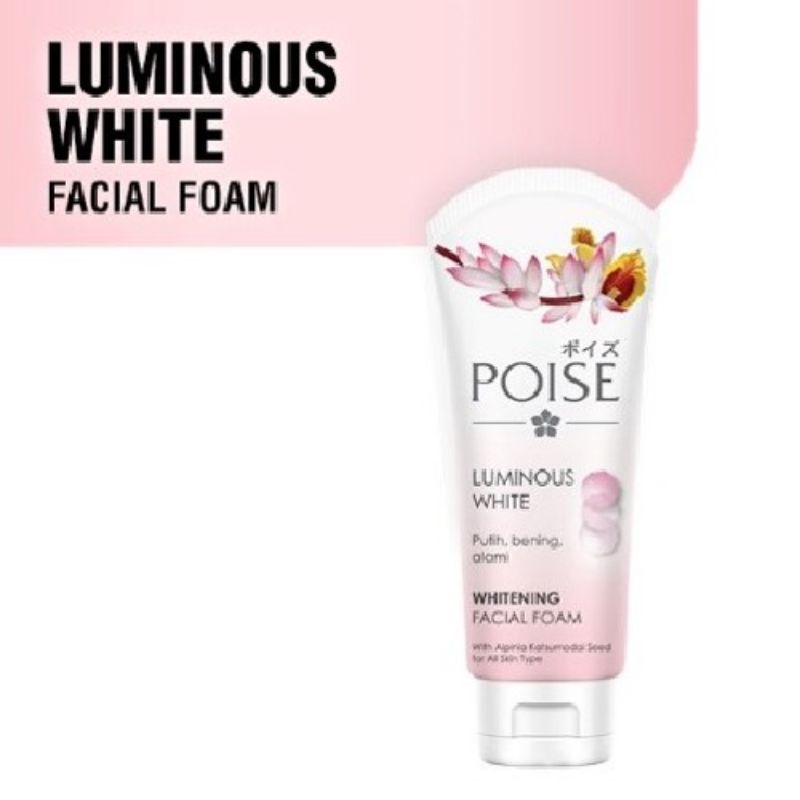 Poise Luminous White Facial Foam 100gr