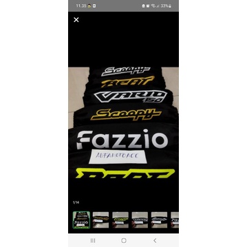 cover sarung sok breaker belakang Hondda Vario beat scoopy Fazzio Gold