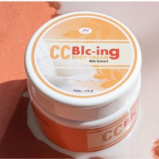 (200GR) CC Bleaching Body Cream 175ml- Blc-Ing  - Lotion Pemutih - Lotion Pemutih Badan BPOM