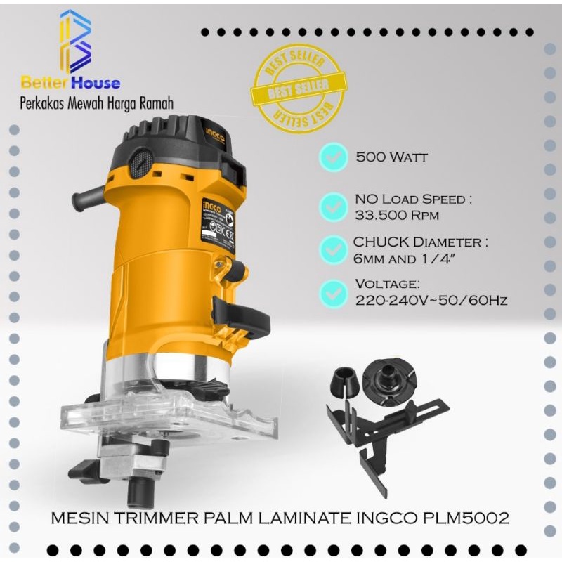 MESIN TRIMMER PROFIL KAYU 500WATT PLM5002 INGCO