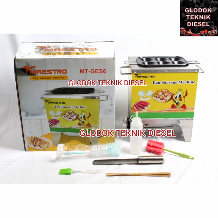 Mesin Sostel Sosis Telur 10 Lubang Gas Mesin Sosis Telor - Mesin / Alat Dapur Khusus