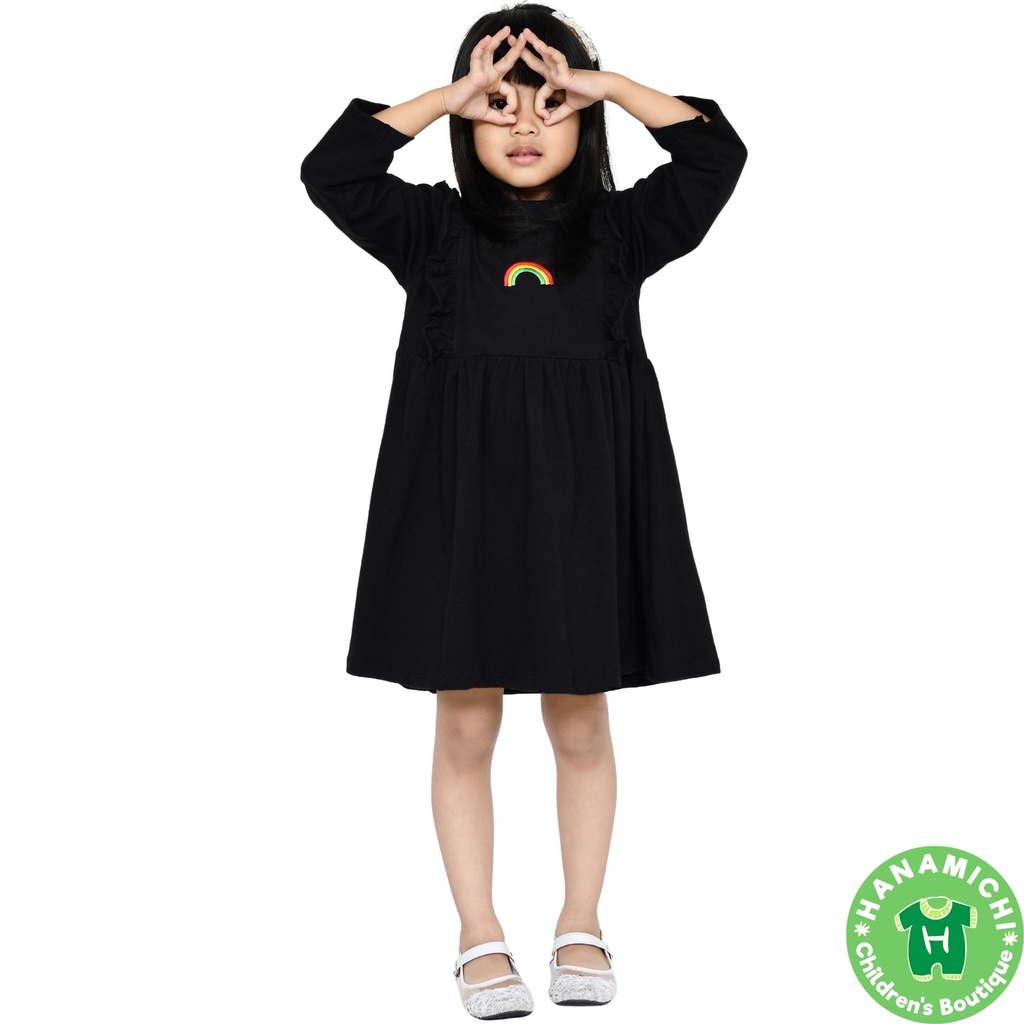 Hanamichi AIRA Dress Anak Premium Lengan Panjang Balita