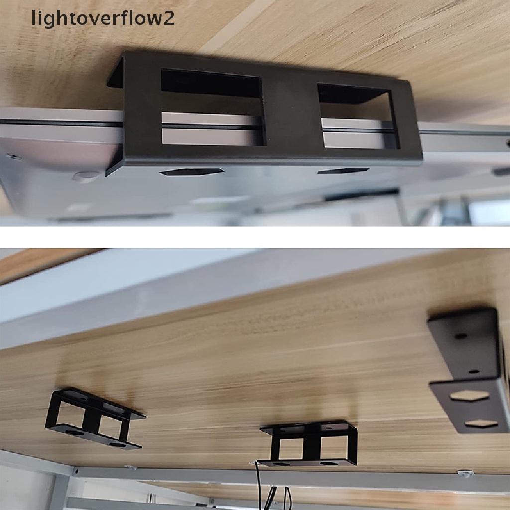 (lightoverflow2) Stand Holder / Dudukan Laptop / Notebook Untuk Bawah Meja (ID)