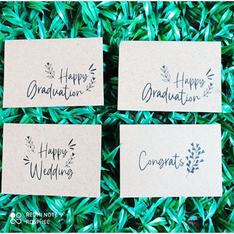 Kartu Ucapan Happy Wedding Kartu Ucapan Happy Graduation Kartu Ucapan Happy Anniversary