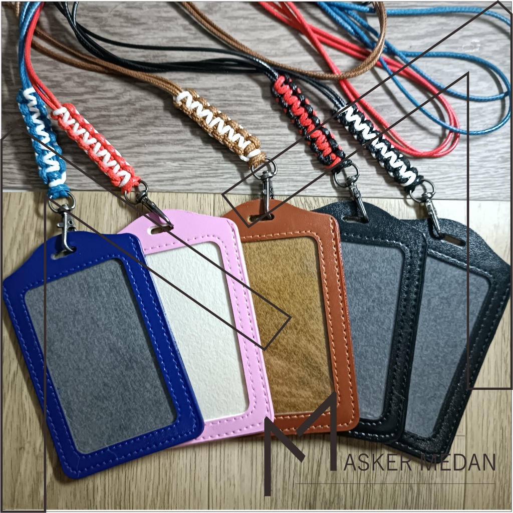 

Lanyard ID Card Name Tag Tali Leher Tag ID Adjustable Premium