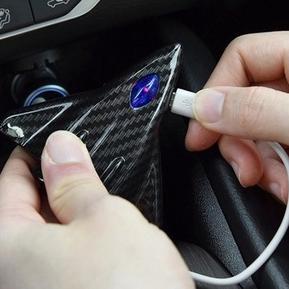 Big Sale -  Stock 1 Pcs Lampu led logo pintu mobil laser Pikachu Kartun dinamis projektor USB wirele