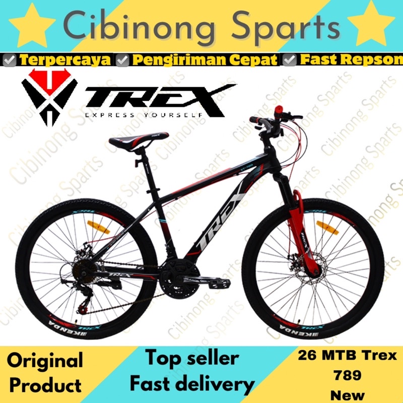 Sepeda Gunung MTB 26 Trex 789 21Speeds Cakram New Produk 2022