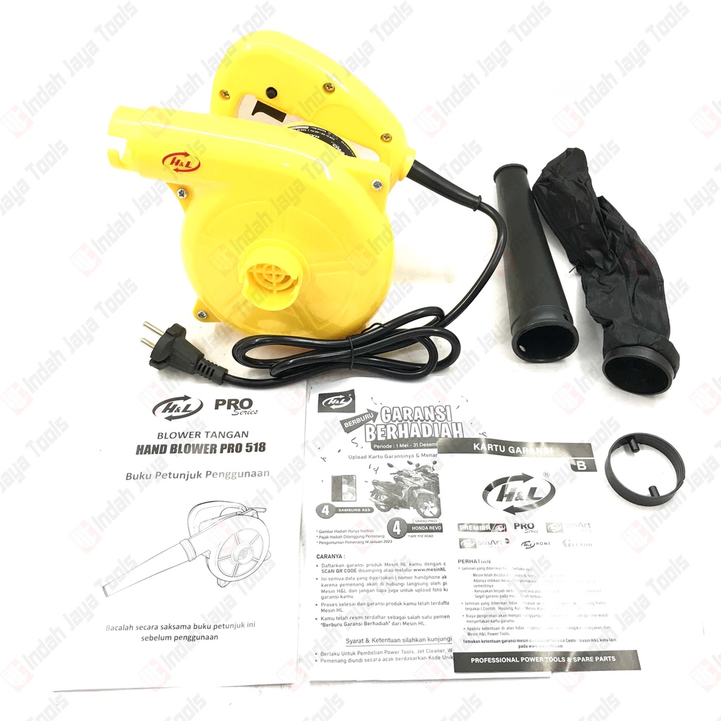 HNL Pro 518 Hand Blower Tangan Grooming Pengering Bulu Anjing Kucing