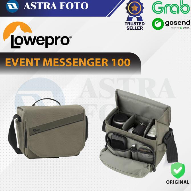 [ Promo ] Lowepro Event Messenger 100 - Tas Kamera Shoulder - Drone Kamera Dan Aksesoris