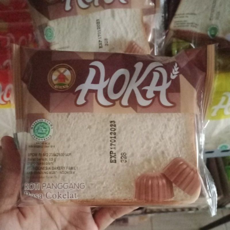 

Roti Aoka Rasa Cokelat 65 gram