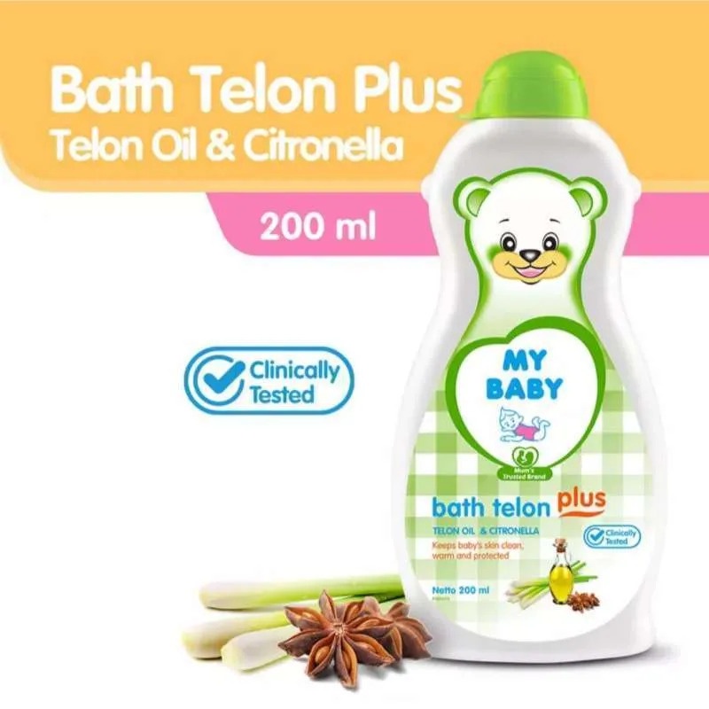 My Baby Bath Telon Plus Sabun Cair Bayi 200ml