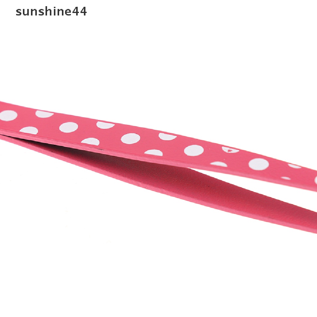 Sunshine 2Pcs / Set Pinset Pencabut Alis Bahan Stainless Steel