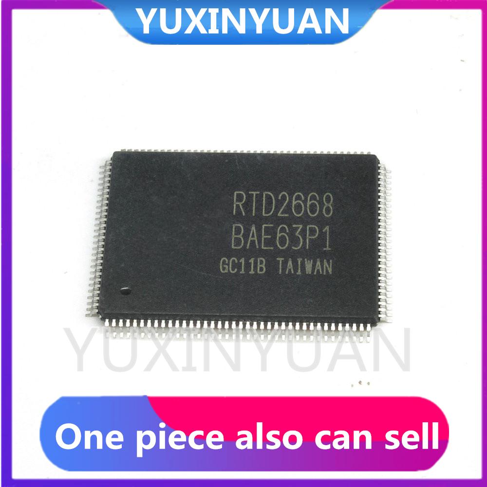 2pcs/lot RTD2668-GR RTD2668 QFP128 LCD CHIP IC in stock 新Pjg