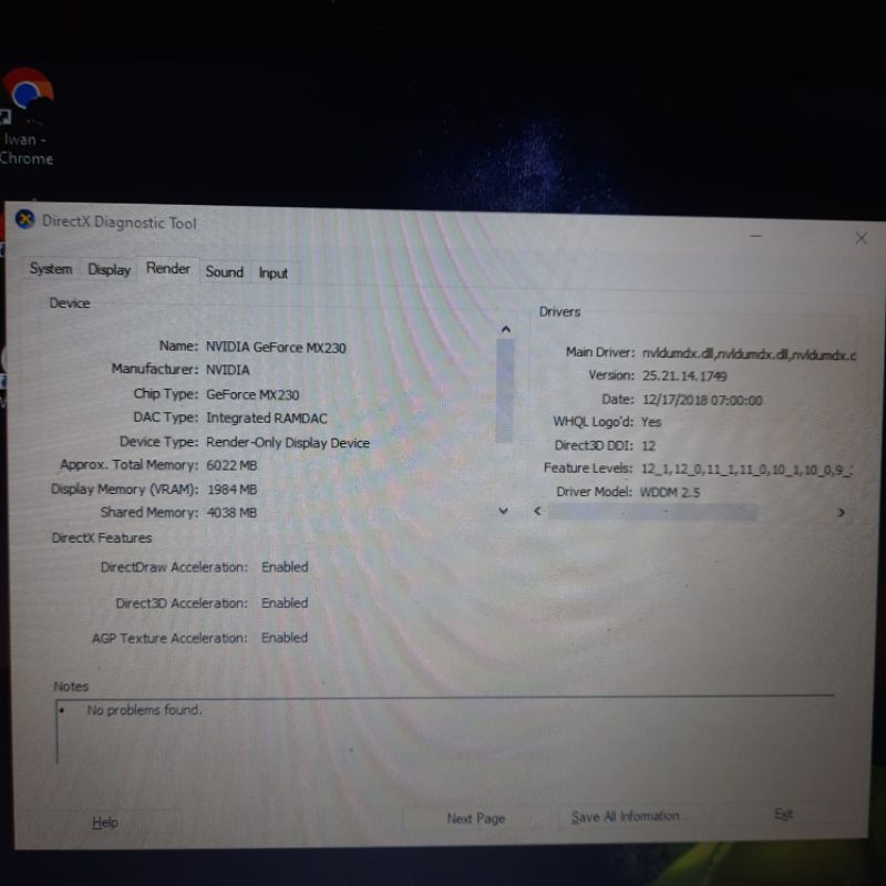 Laptop Acer Aspire 5- A514 Cor i3-7020 Gen 7 Ram 8GB/HDD 1TB Nvdia Geforce MX230 2GB windows 10 Mulus