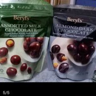 

BERYLS CHOCOLATE 250GR ASSORTED/ALMOND DARK/MILK