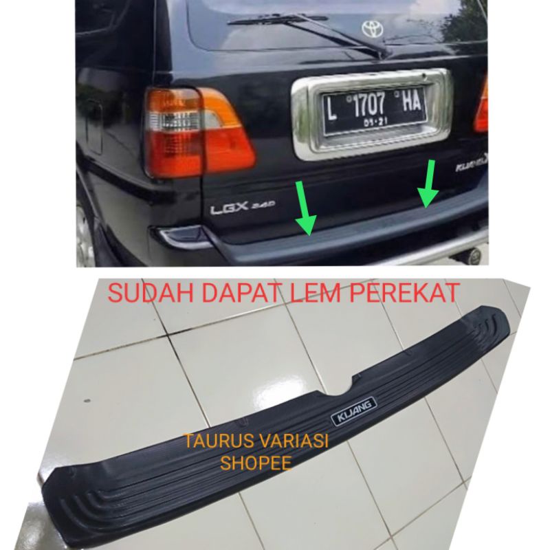 Sill Plate Silplate samping & Pintu Belakang Bagasi Toyota Kijang New kapsul efi  1997 sd 2004 LGX L