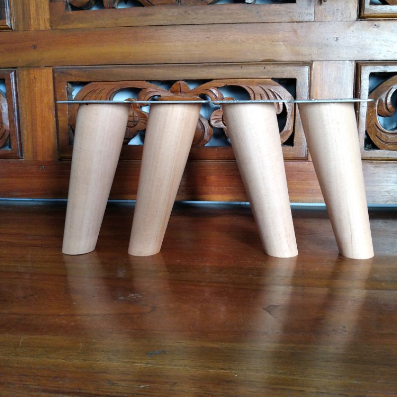 kaki meja, stool, buffet tinggi 15cm pakai besi