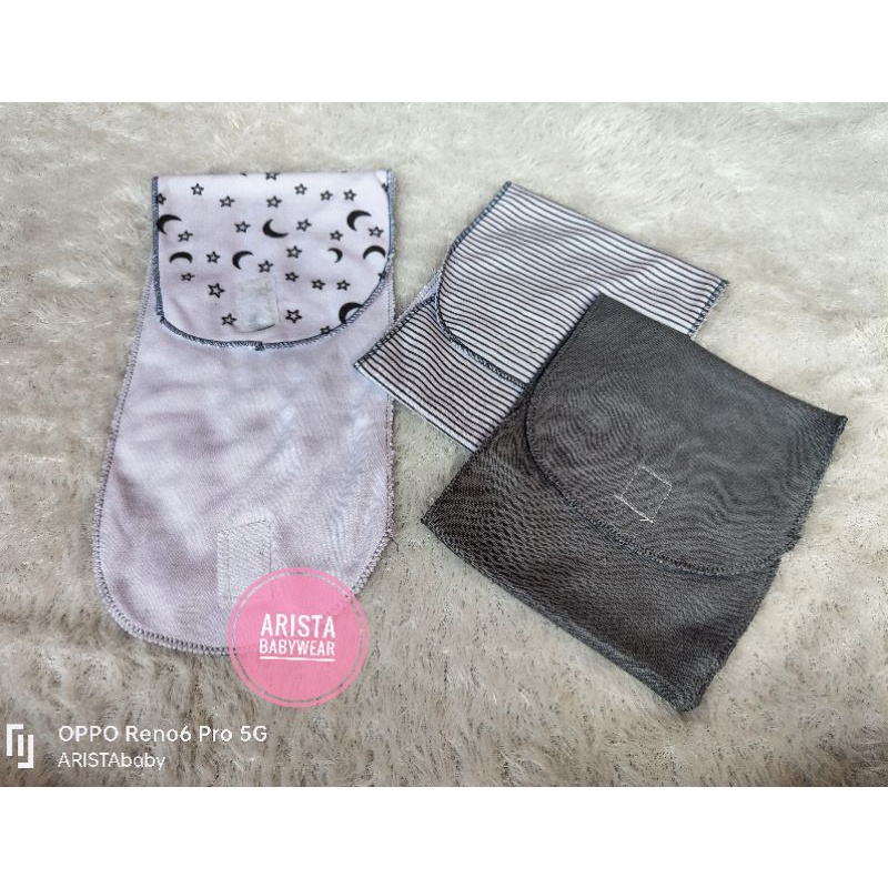 (3pcs) gurita rekat bayi SERI ABU