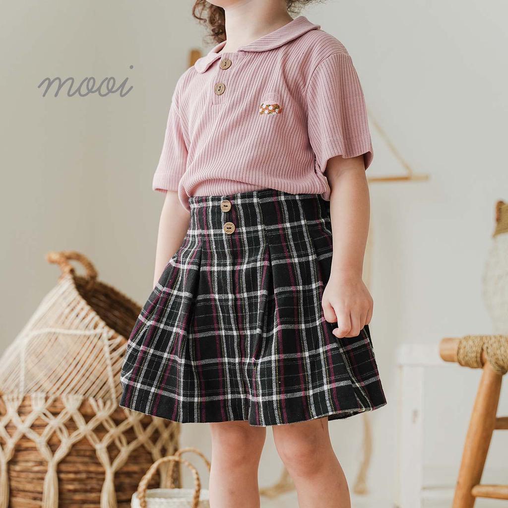 Mooi Rok Anak Perempuan Flanel - Mooi Andin Skirt