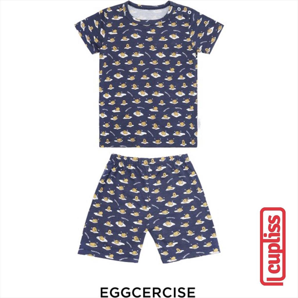 Gudetama Eggcercise Little Palmerhaus Shoulder Button Short Sleeve