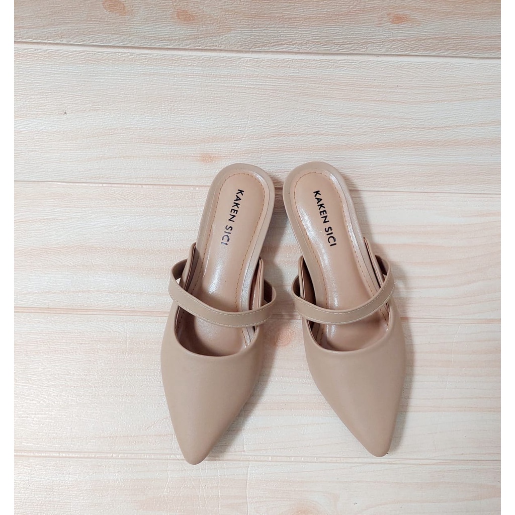 TERBARU KAKEN SICI - slowly sandal mules hak 2 cm