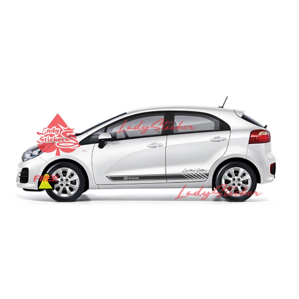 STICKER MOBIL KIA STICKER STIKER MOBIL KIA MOTORS KIA RIO