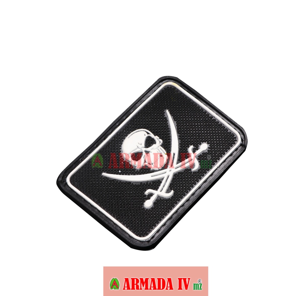 Patch Rubber Velcro Gambar Hantu Laut