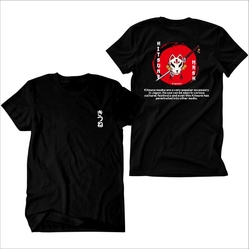Kaos Distro Kitsune Japanese Style