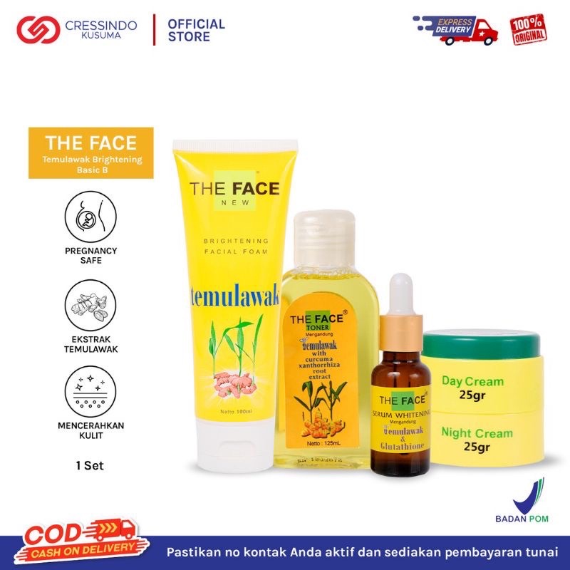 THE FACE TEMULAWAK BRIGHTENING KIT BPOM