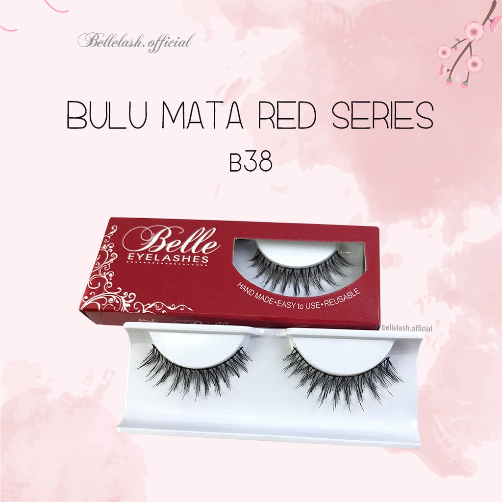 B38 Bulu Mata Palsu Handmade Natural False Eyelash Eye Lashes