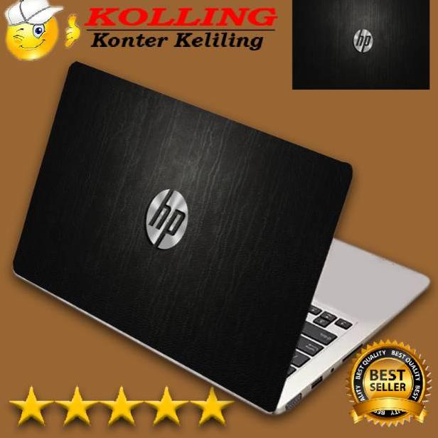 [KIR.22Oc22a] Garskin Laptop logo Hp Black Skin Laptop Stiker Laptop