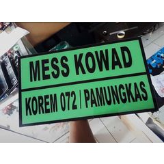 

Papan Nama Akrilik Custom