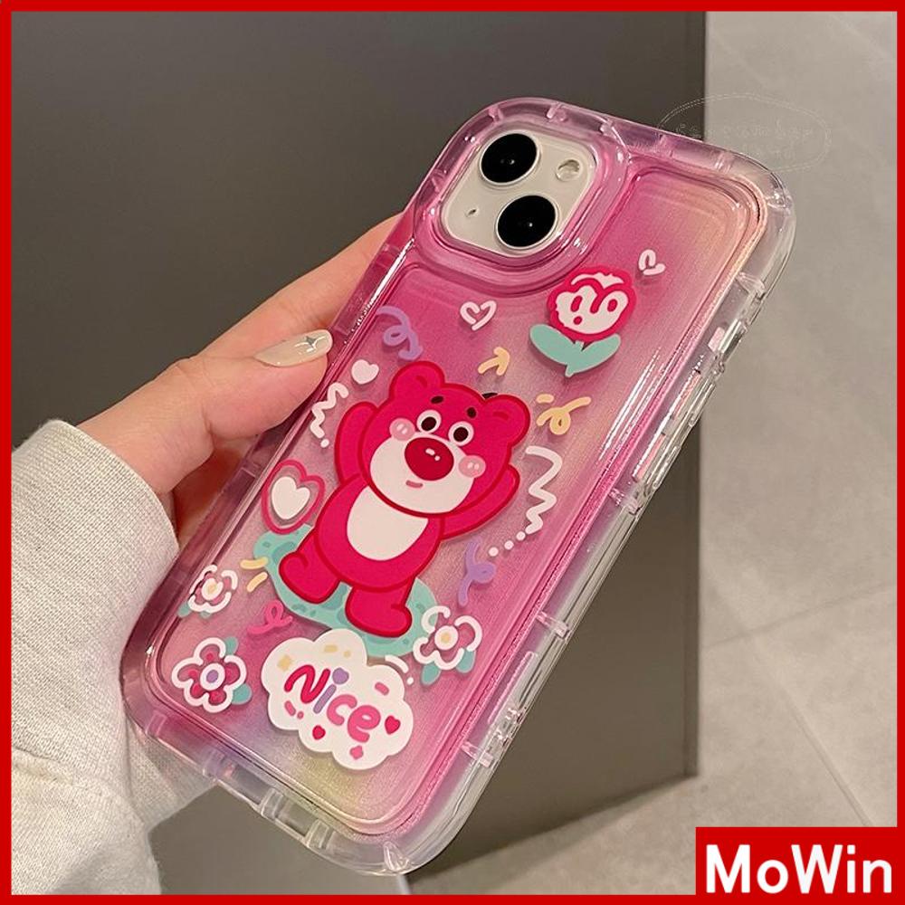For iPhone 14 Pro Max iPhone Case Soft Case TPU Clear Case Airbag Shockproof Protection Camera Cartoon Cute Compatible For iPhone 13 Pro Max 12 Pro Max 11 Pro Max 7plus XR xs max